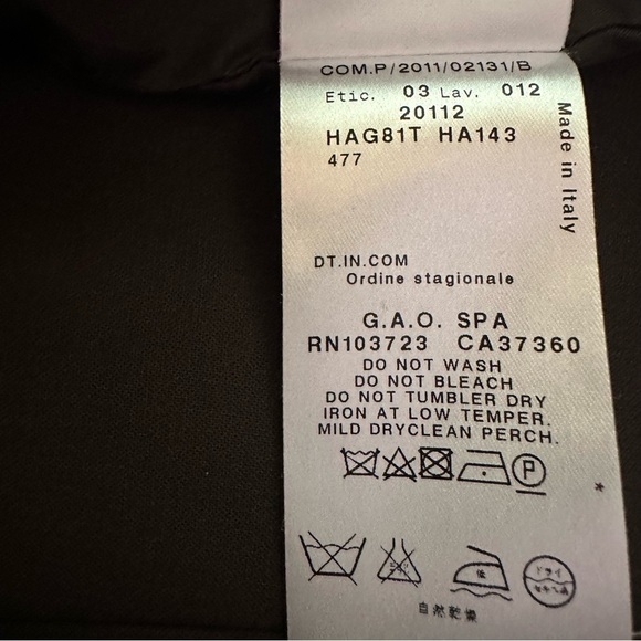 Giorgio Armani Black Label Womens 6 Blazer Brown Virgin Wool - Picture 6 of 13